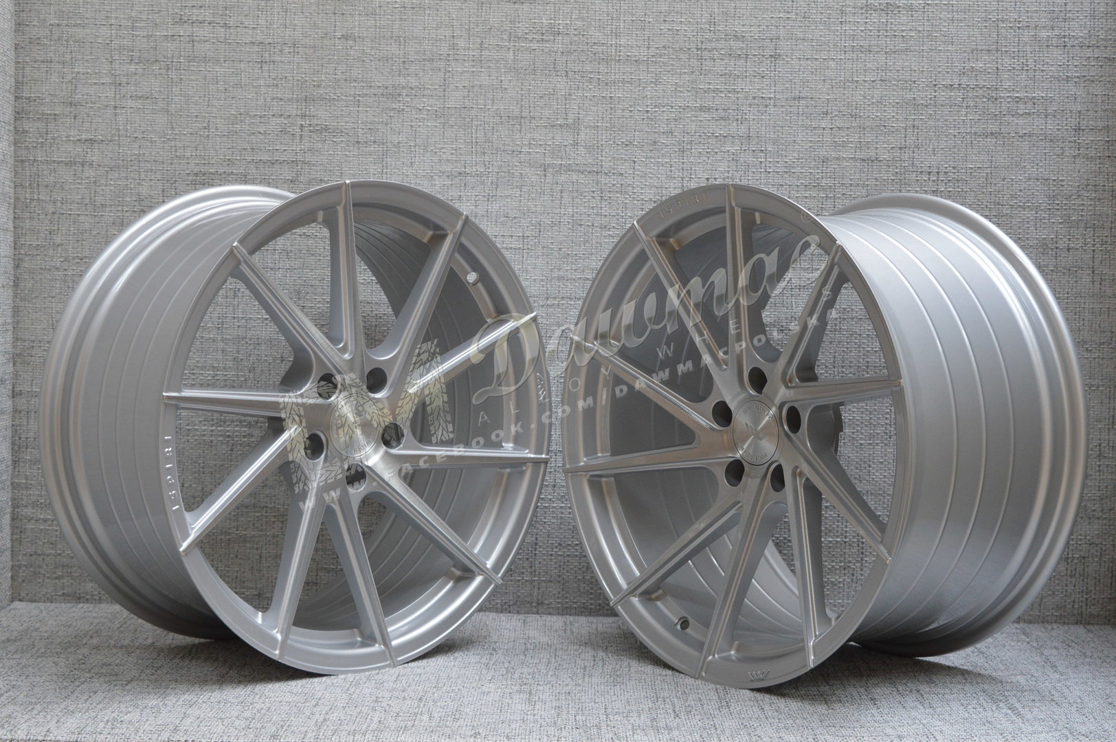 ISPIRI FFR1D 21" 9J ET21 + 10,5J ET20 5x112 Pure Silver Brushed - obrazek 3