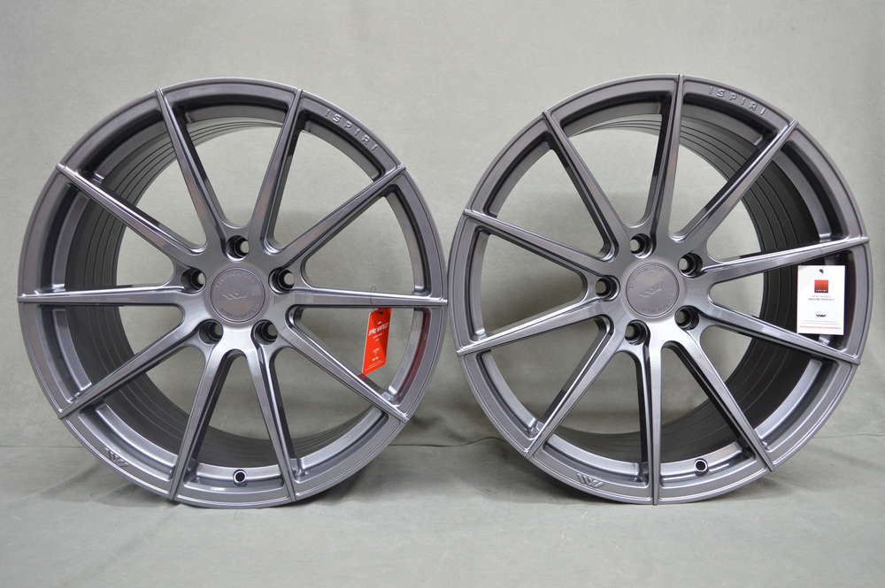 ISPIRI FFR1 19" 9J ET35 + 10J ET42 5x120 Carbon Graphite
