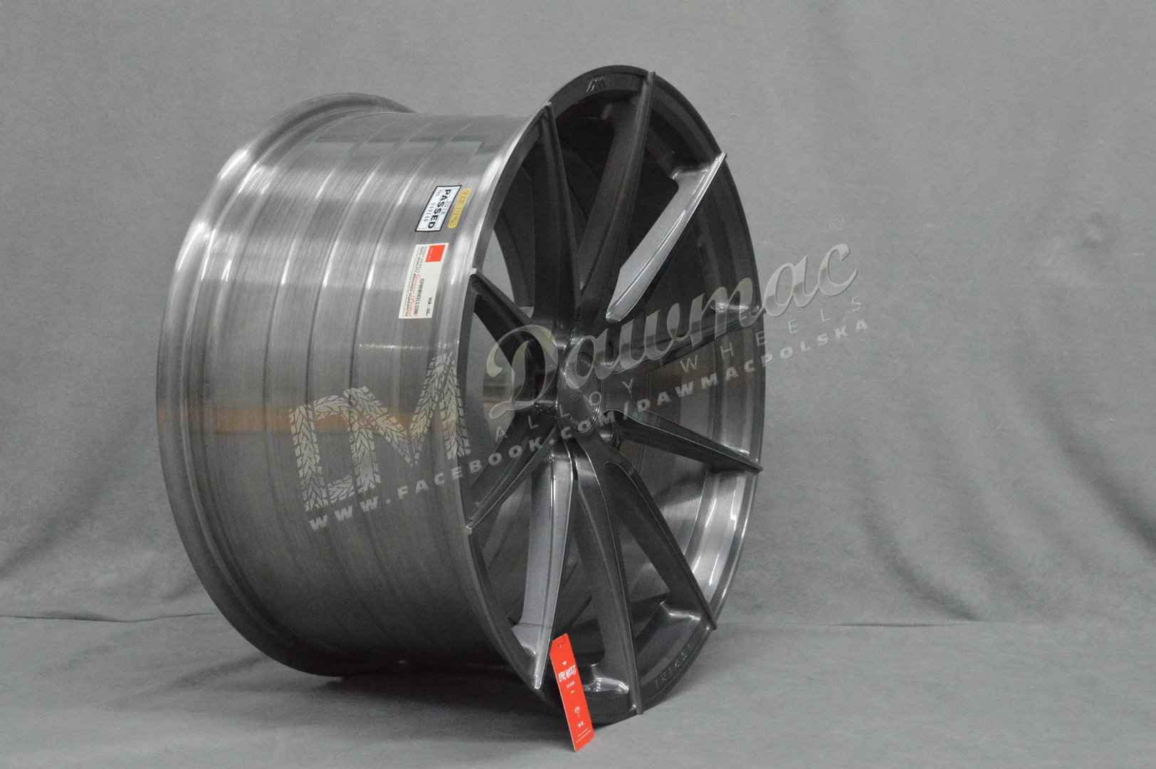 ISPIRI FFR1 20" 10,5J ET30 5x120 Full Brushed Carbon Titanium - obrazek 4