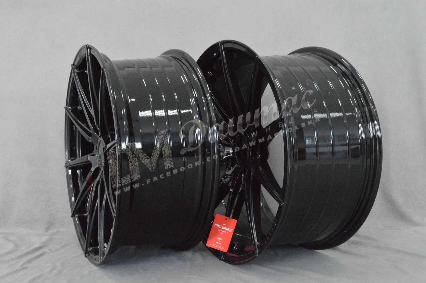 ISPIRI FFR1 20" 10J ET45 + 10,5J ET30 5x120 Corsa Black - obrazek 5