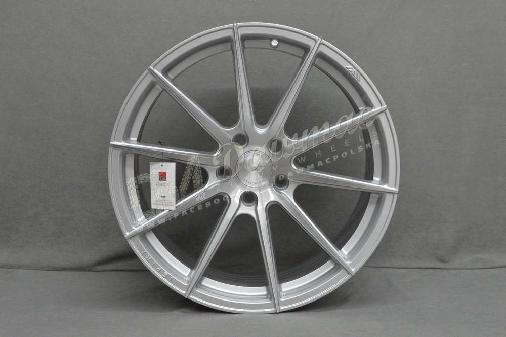 ISPIRI FFR1 20" 9J ET20 + 10,5J ET45 5x120 Pure Silver Brushed