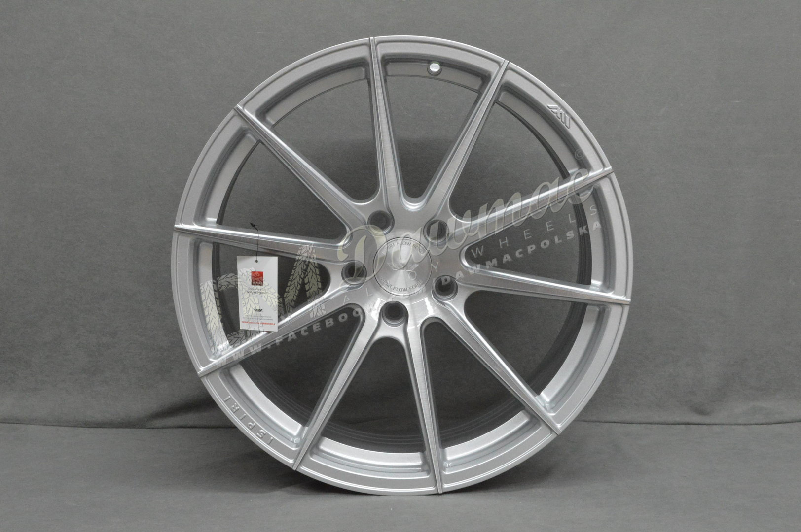 ISPIRI FFR1 20" 9J ET20 + 10,5J ET45 5x120 Pure Silver Brushed - obrazek 2