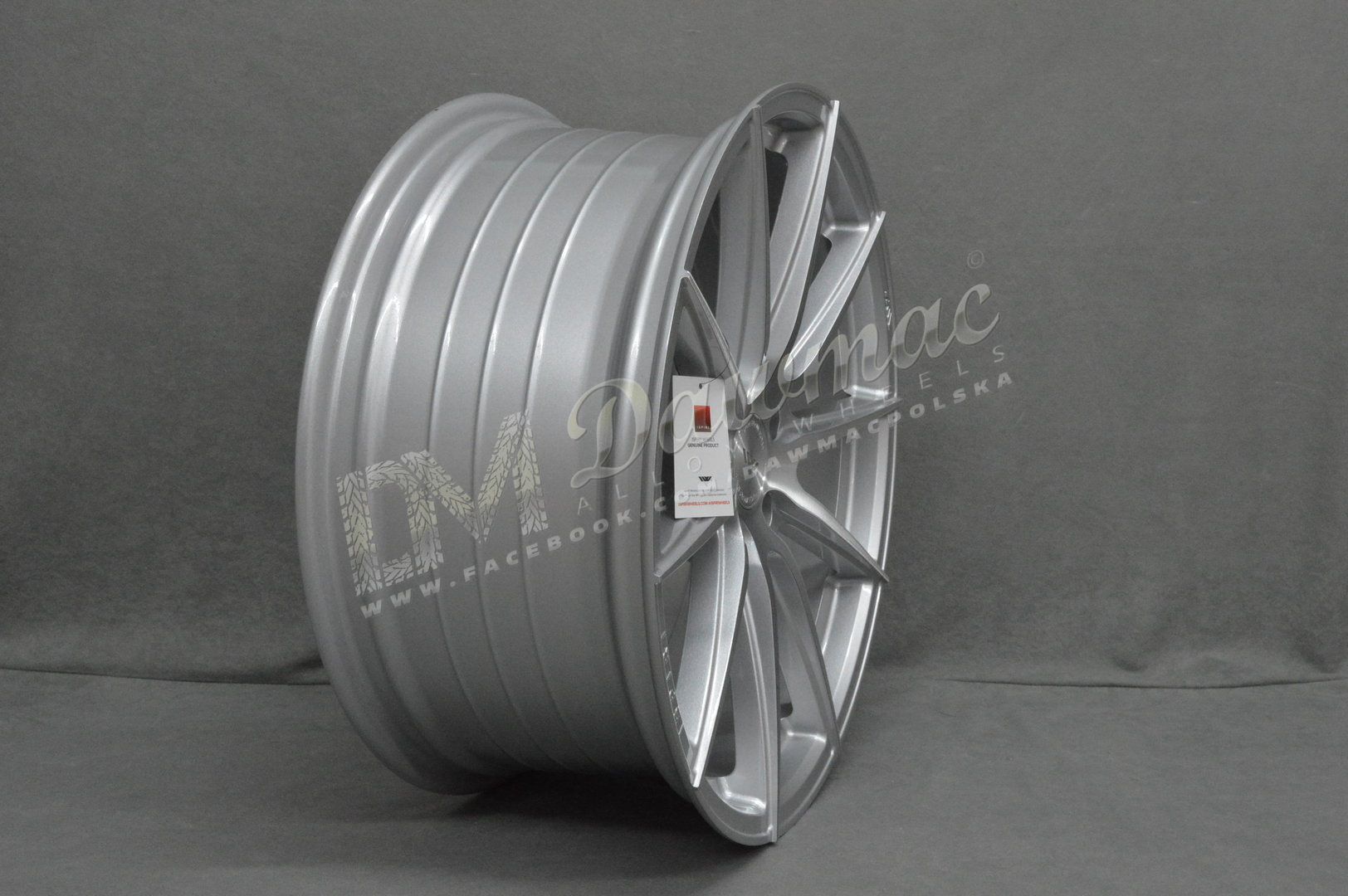 ISPIRI FFR1 20" 9J ET20 + 10,5J ET45 5x120 Pure Silver Brushed - obrazek 4