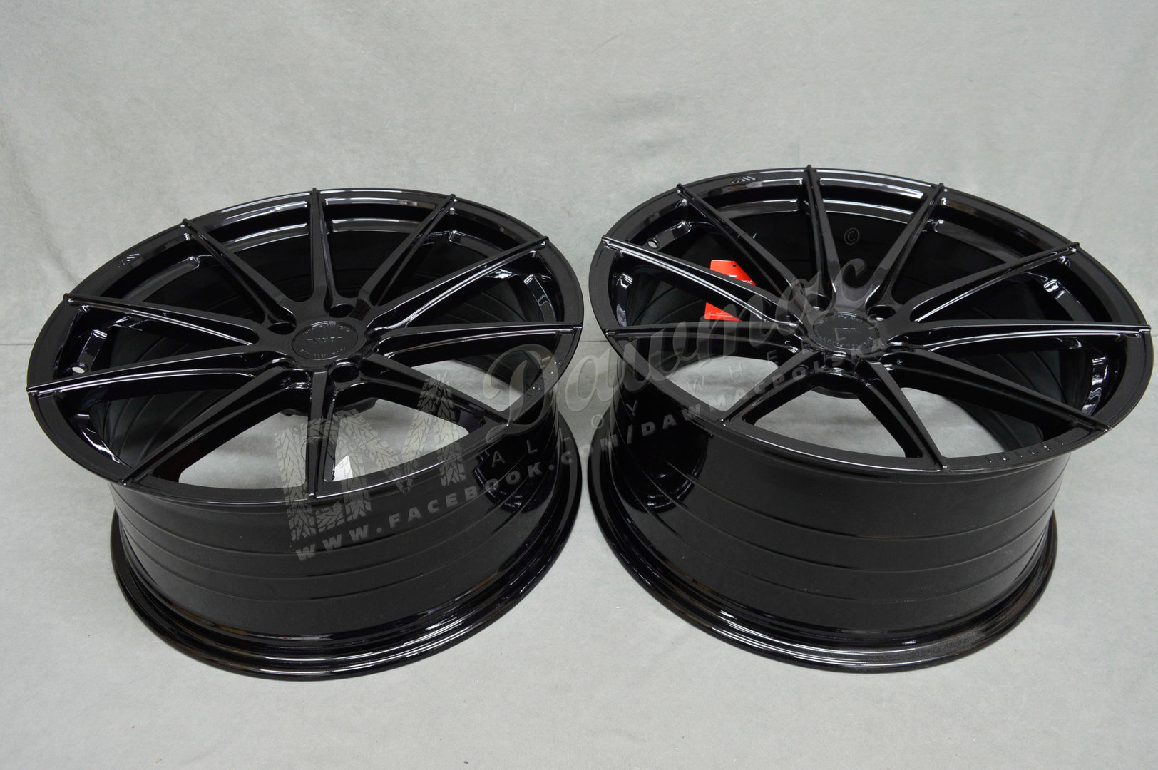 ISPIRI FFR1 20" 9J ET32 + 10J ET45 5x112 Corsa Black - obrazek 5