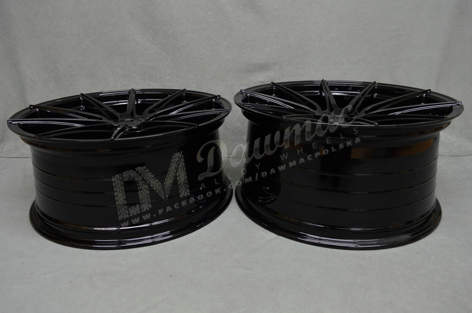 ISPIRI FFR1 20" 9J ET32 + 10J ET45 5x112 Corsa Black - obrazek 7