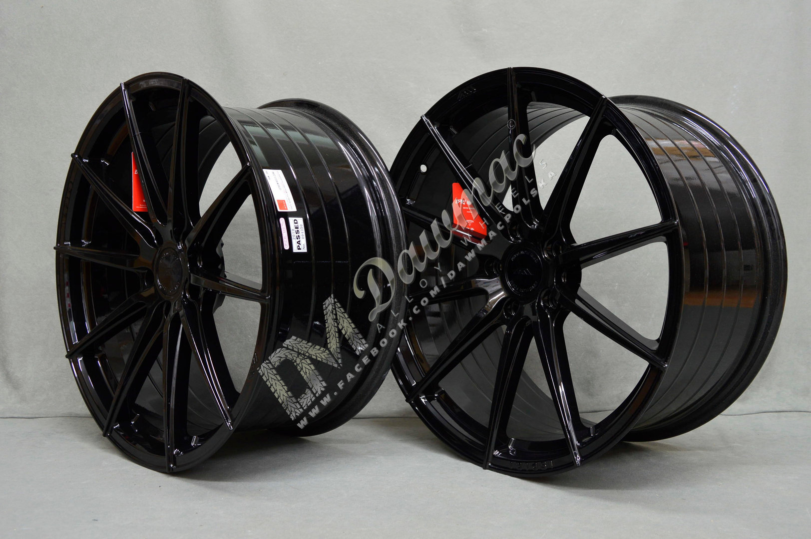 ISPIRI FFR1 20" 9J ET35 + 10J ET45 5x120 Corsa Black - obrazek 3