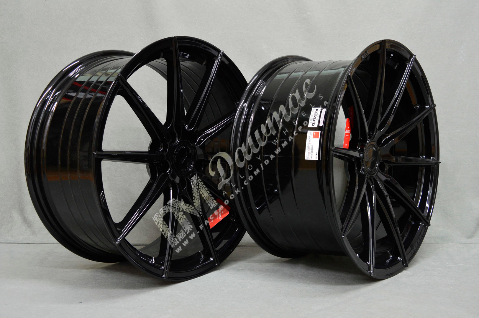 ISPIRI FFR1 20" 9J ET35 + 10J ET45 5x120 Corsa Black - obrazek 5