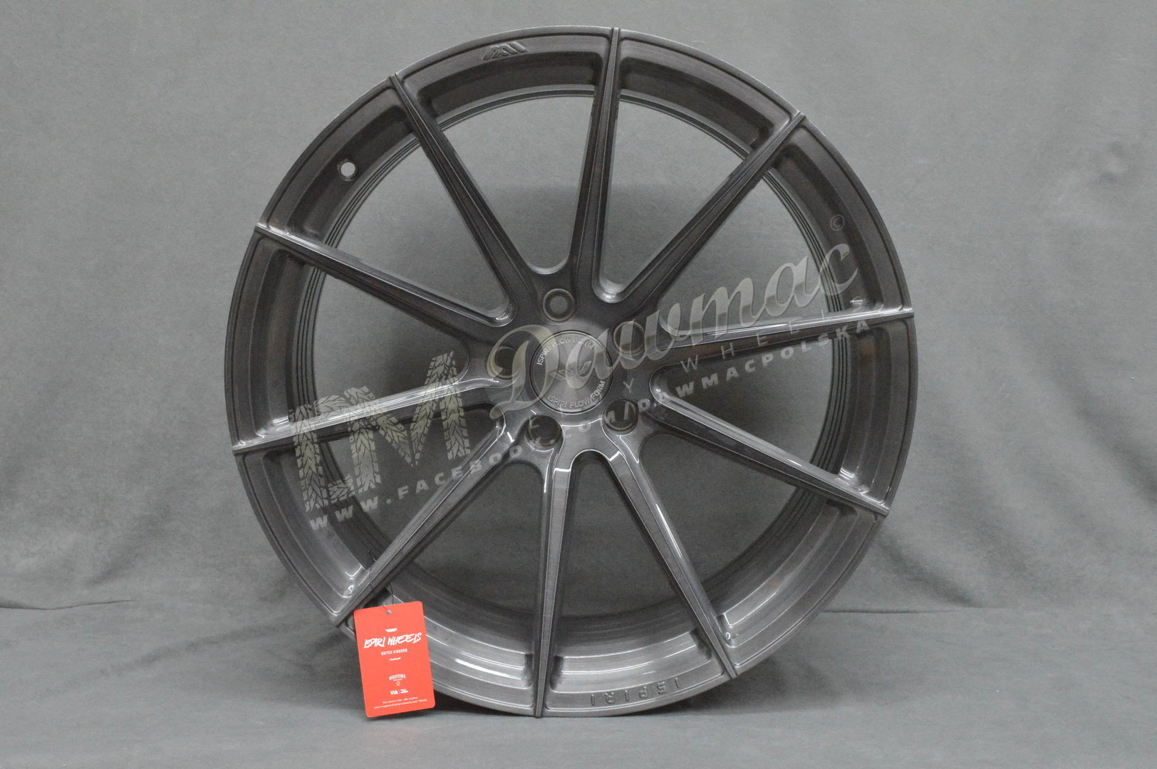 ISPIRI FFR1 20" 9J ET35 5x112 Full Brushed Carbon Titanium - obrazek 2