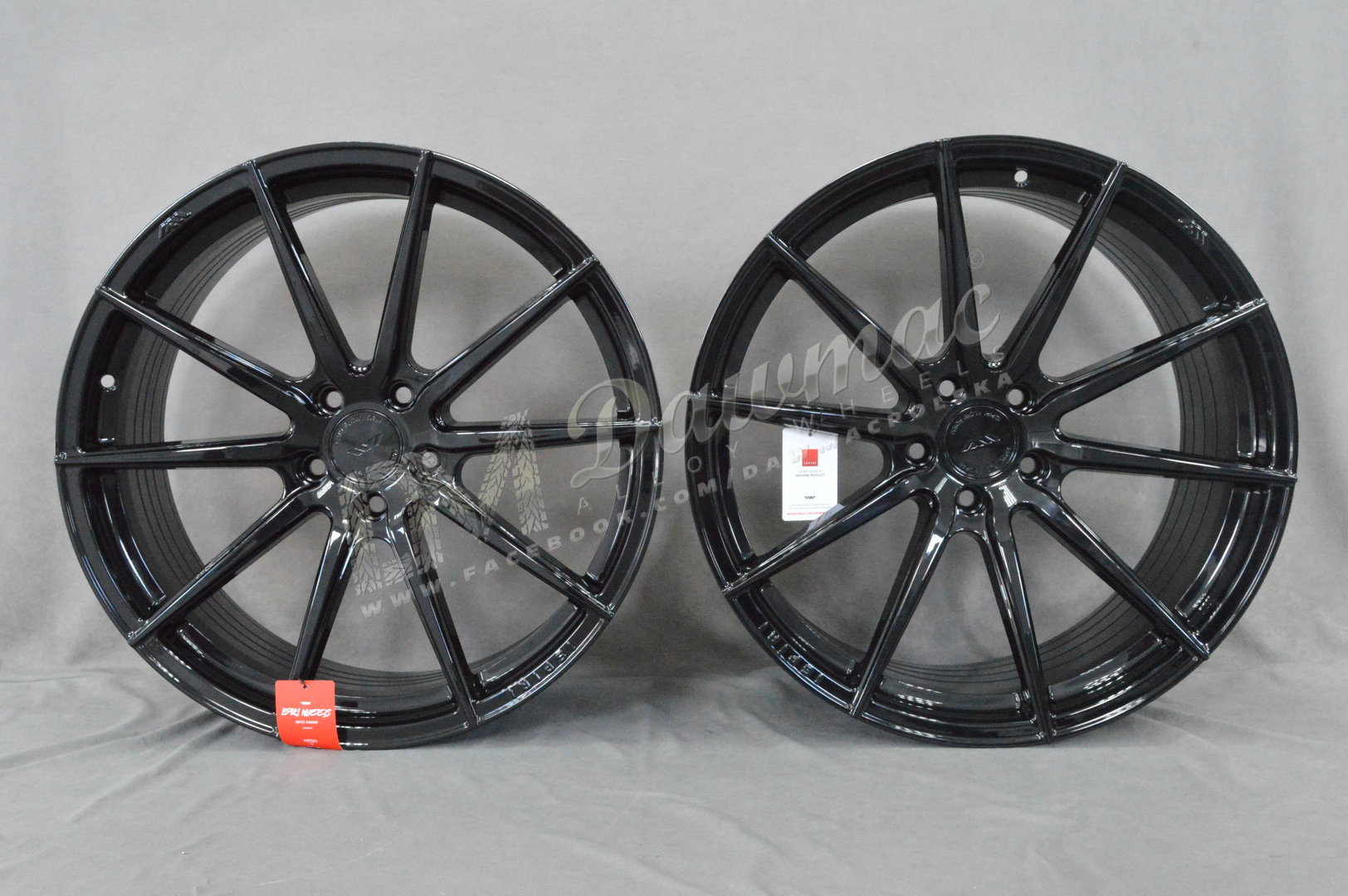 ISPIRI FFR1 21" 9J ET35 + 10,5J ET43 5x112 Corsa Black - obrazek 2