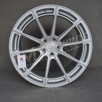 ISPIRI FFR2 20" 10J ET45 5x112 Pure Silver Brushed