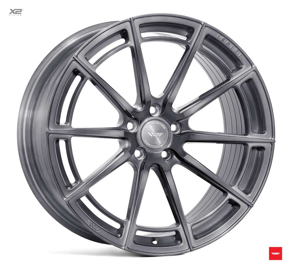ISPIRI FFR2 20" 10J ET45 5x120 Full Brushed Carbon Titanium