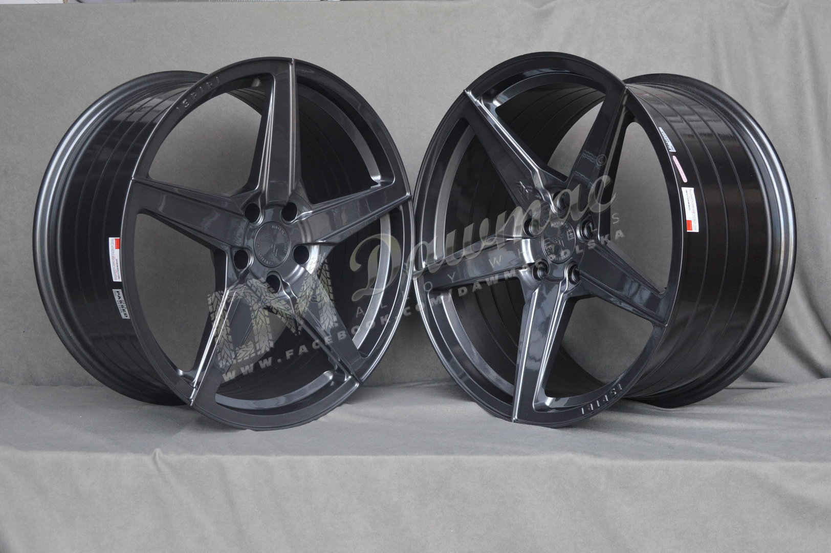 ISPIRI FFR5 20" 8,5J ET35 + 10,5J ET30 5x120 Carbon Graphite - obrazek 3