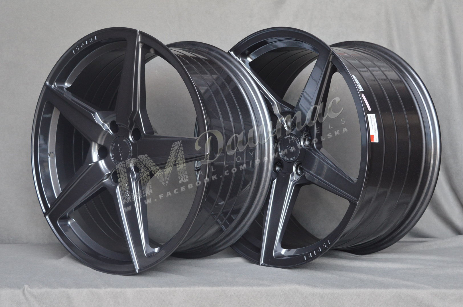 ISPIRI FFR5 20" 8,5J ET35 + 9J ET35 5x120 Carbon Graphite - obrazek 4
