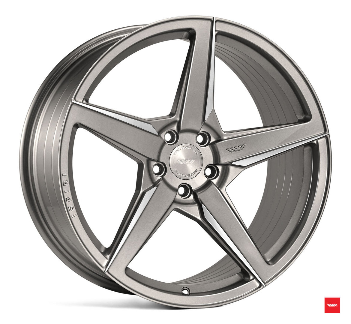 ISPIRI FFR5 20" 8,5J ET42 + 10J ET45 5x112 Carbon Grey Brushed - obrazek 2