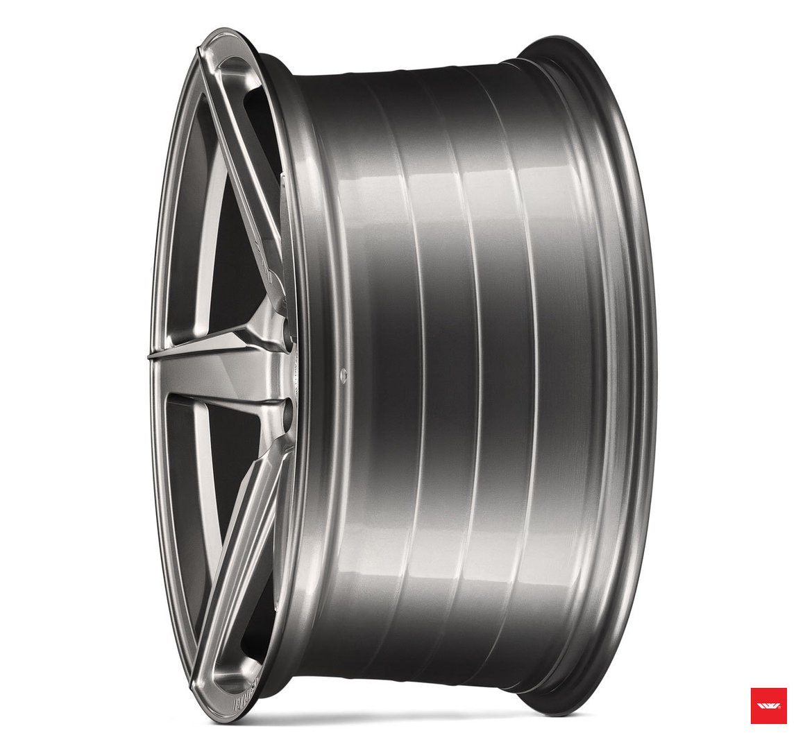 ISPIRI FFR5 20" 8,5J ET42 + 10J ET45 5x112 Carbon Grey Brushed - obrazek 3