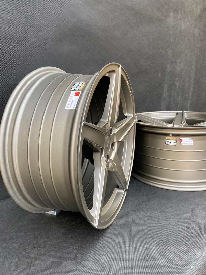 ISPIRI FFR5 20" 9J ET32 + 10,5J ET30 5x112 Matt Carbon Bronze - obrazek 5