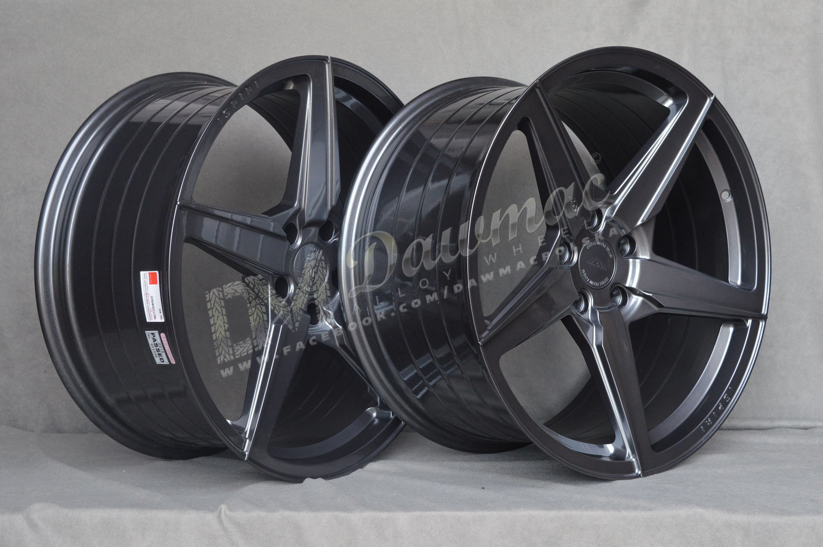 ISPIRI FFR5 20" 9J ET35 + 10J ET45 5x120 Carbon Graphite - obrazek 5
