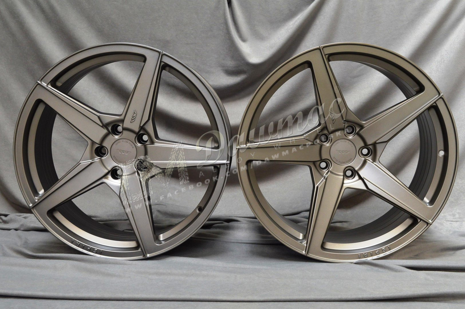 ISPIRI FFR5 21" 10,5J ET43 5x112 Matt Carbon Bronze - obrazek 2