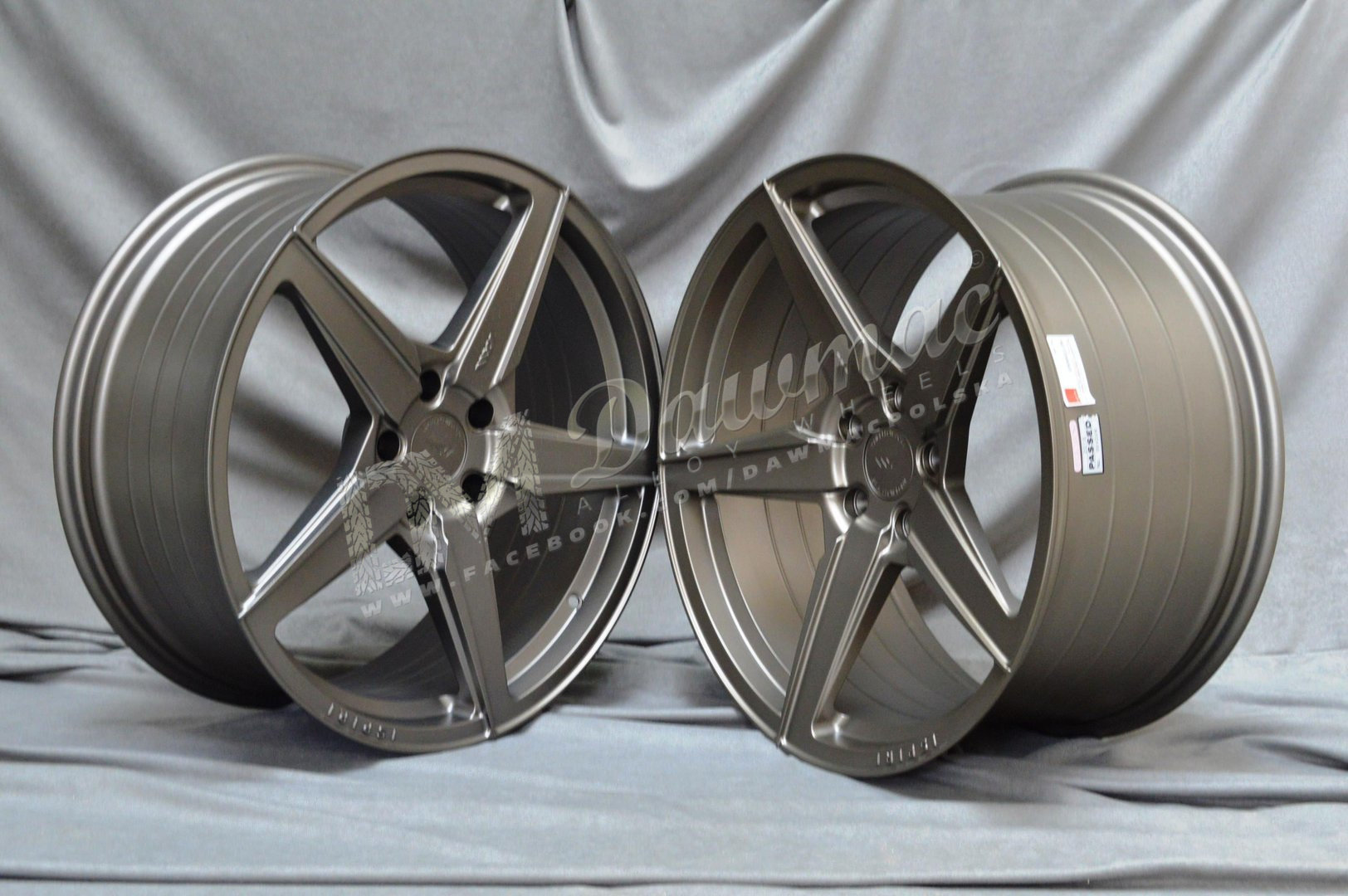 ISPIRI FFR5 21" 9J ET32 + 10,5J ET30 5x112 Matt Carbon Bronze - obrazek 3