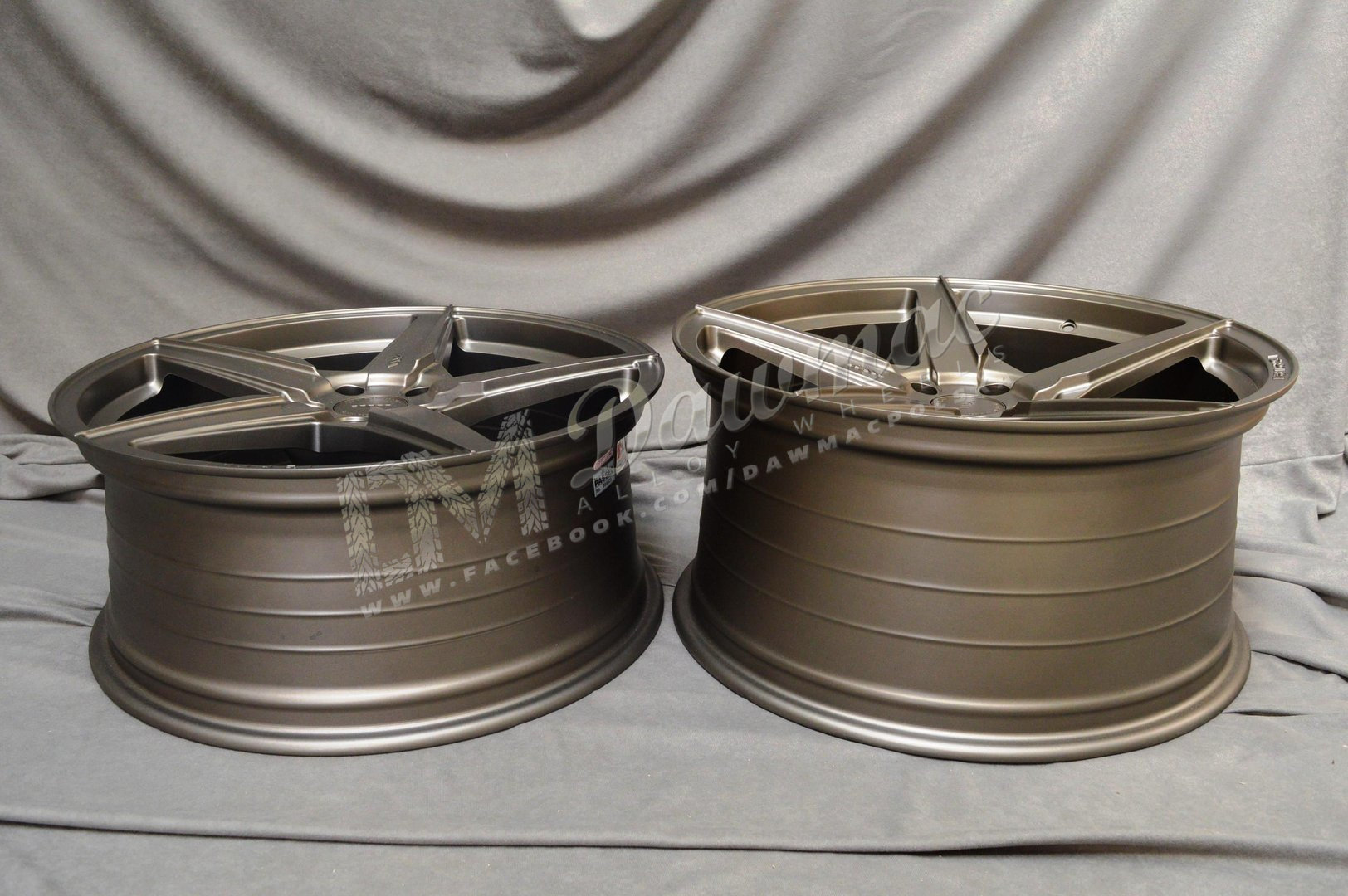 ISPIRI FFR5 21" 9J ET32 + 10,5J ET43 5x112 Matt Carbon Bronze - obrazek 7