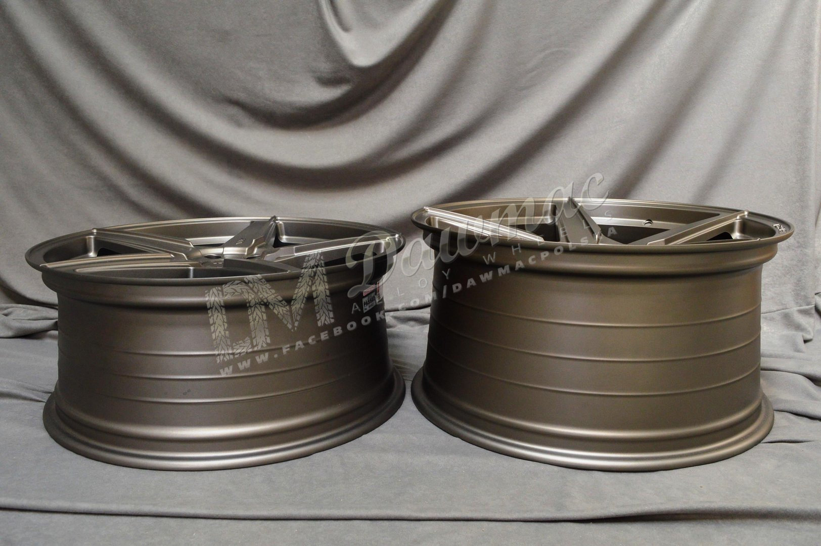 ISPIRI FFR5 21" 9J ET32 + 10,5J ET43 5x112 Matt Carbon Bronze - obrazek 8