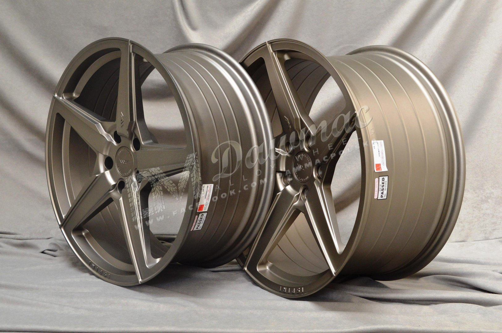 ISPIRI FFR5 21" 9J ET35 + 10,5J ET43 5x120 Matt Carbon Bronze - obrazek 4