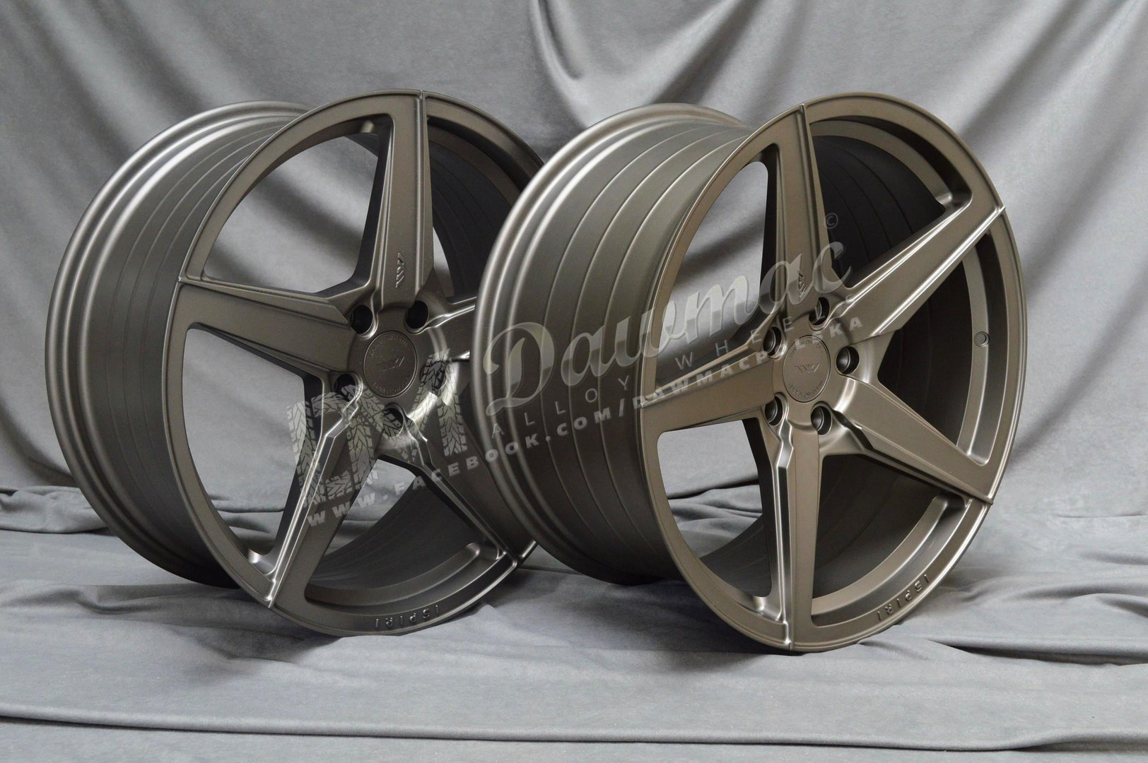 ISPIRI FFR5 21" 9J ET35 + 10,5J ET43 5x120 Matt Carbon Bronze - obrazek 5