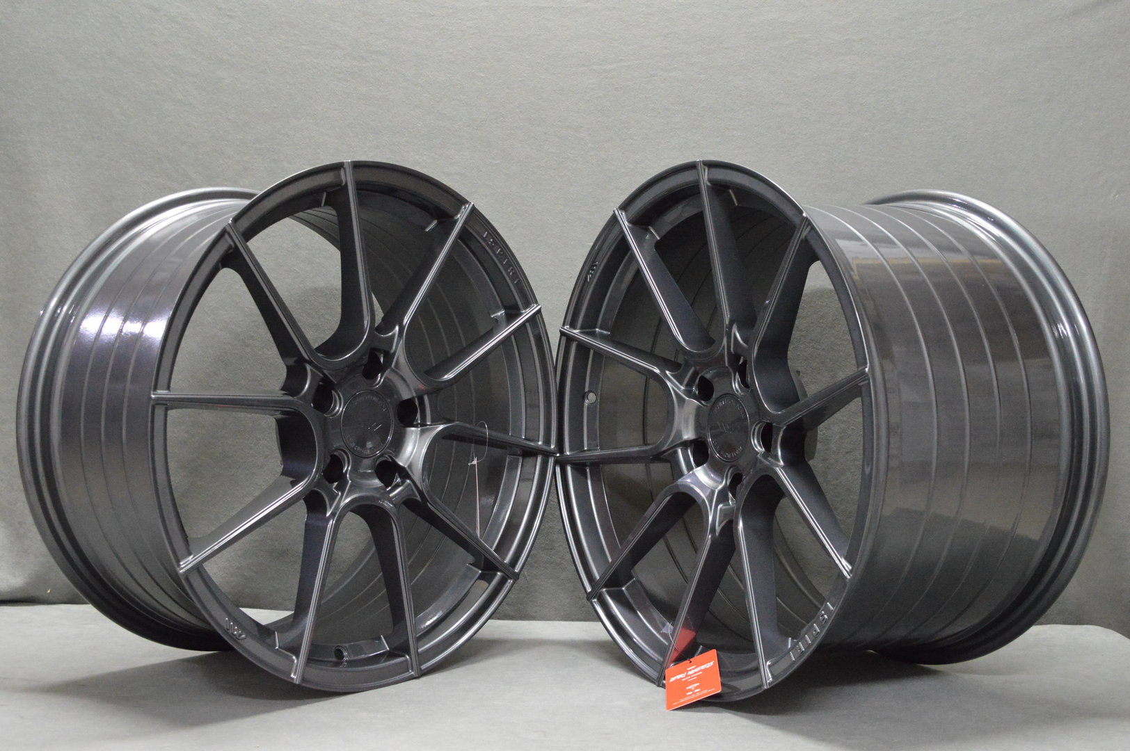 ISPIRI FFR6 19" 9J ET35 + 11J ET40 5x120 Carbon Graphite - obrazek 3