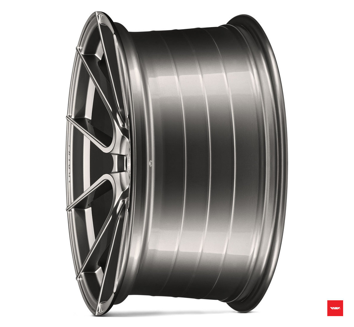 ISPIRI FFR6 20" 8,5J ET42 + 10J ET45 5x112 Carbon Grey Brushed - obrazek 3