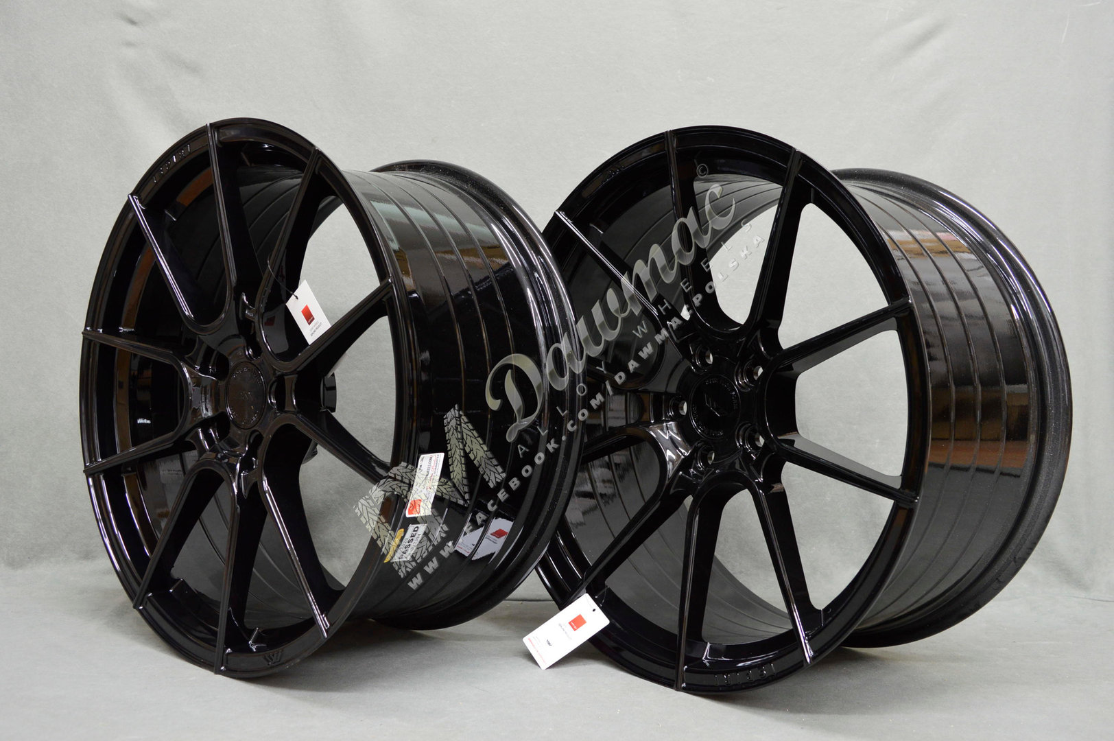 ISPIRI FFR6 20" 9J ET32 + 10J ET45 5x112 Corsa Black - obrazek 3