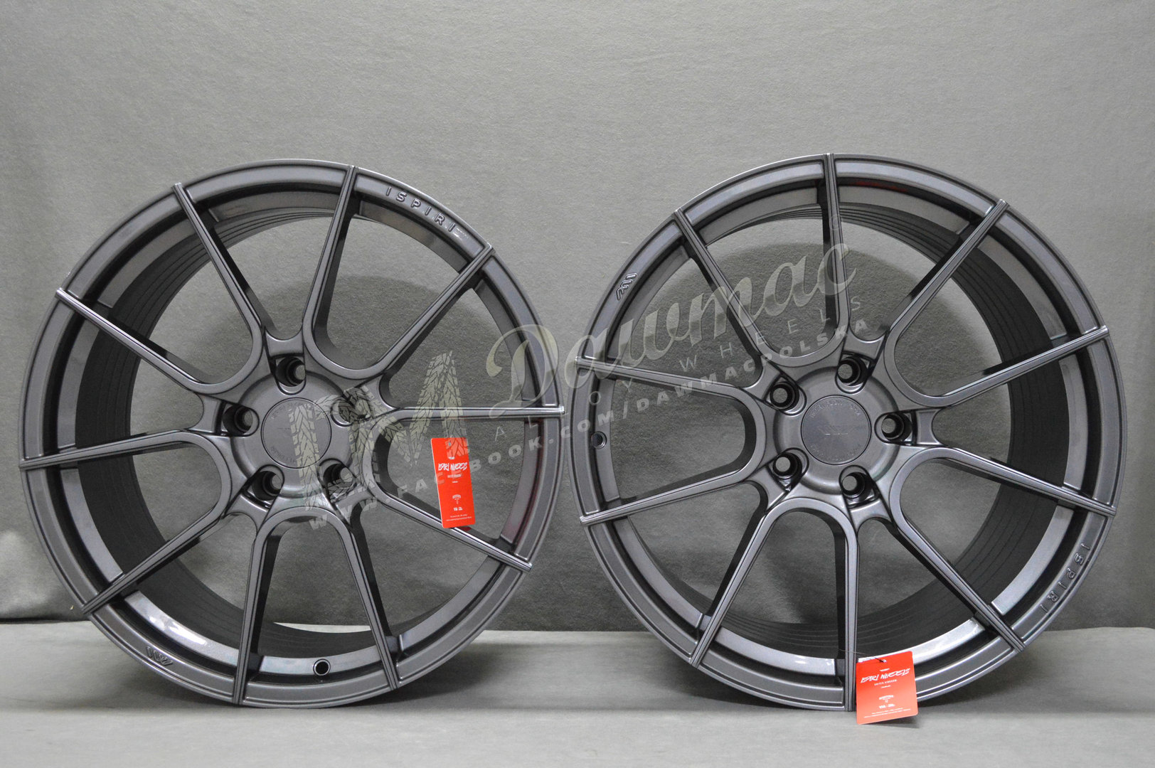 ISPIRI FFR6 20" 9J ET38 + 10J ET40 5x114,3 Carbon Graphite - obrazek 2