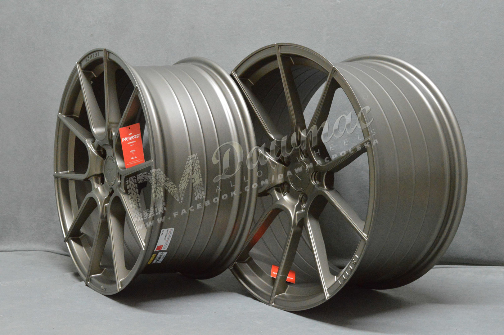 ISPIRI FFR6 21" 9J ET21 + 10,5J ET20 5x112 Matt Carbon Bronze - obrazek 4