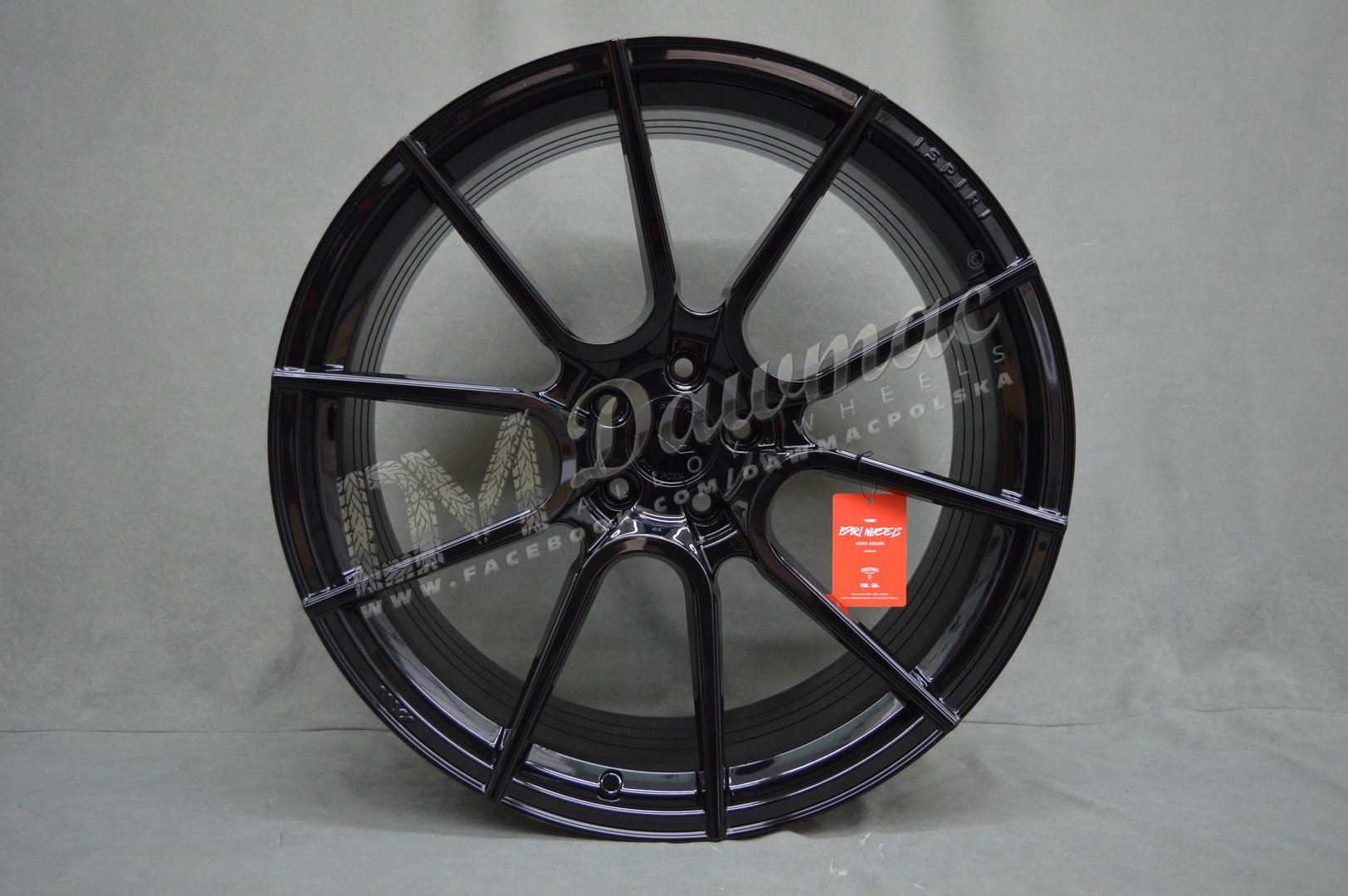 ISPIRI FFR6 21" 9J ET28 5x112 Corsa Black - obrazek 2