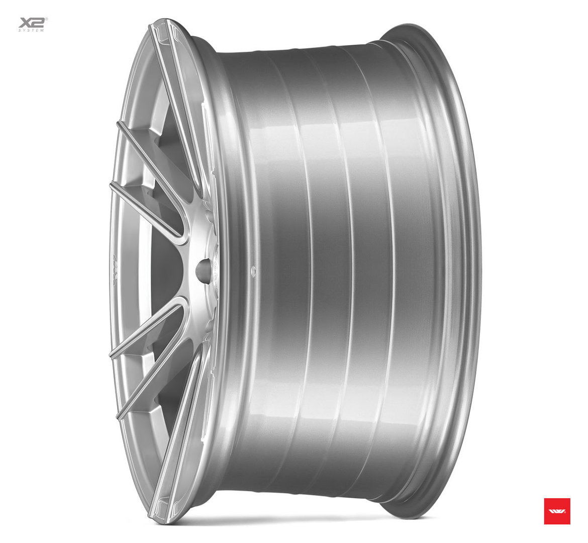 ISPIRI FFR7 20" 8,5J ET42 + 9J ET32 5x112 Pure Silver Brushed - obrazek 3