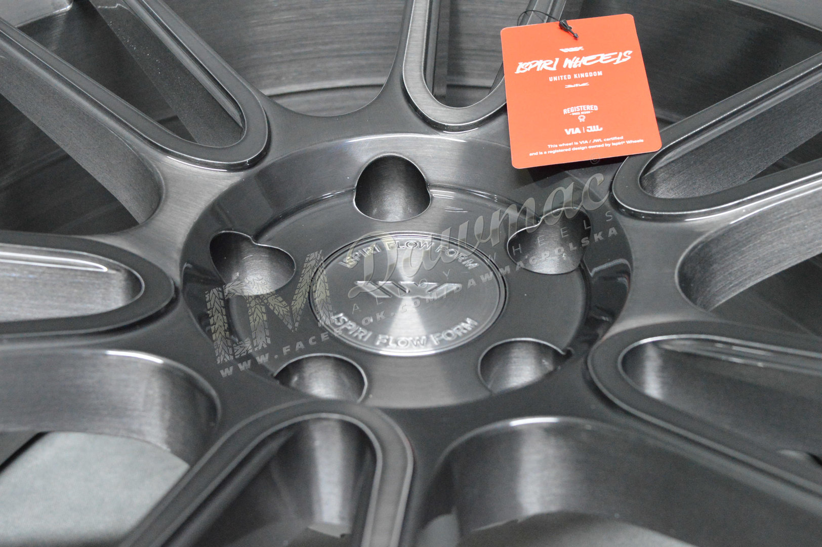 ISPIRI FFR7 20" 9,5J ET40 5x120 Full Brushed Carbon Titanium - obrazek 5