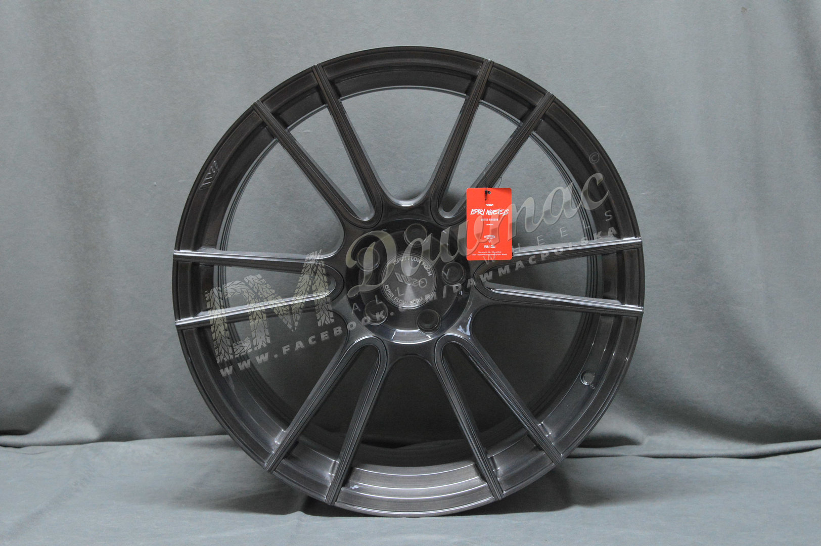 ISPIRI FFR7 20" 9J ET35 + 9,5J ET40 5x120 Full Brushed Carbon Titanium - obrazek 2