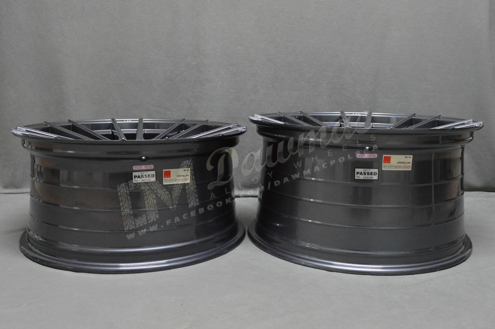 ISPIRI FFR8 20" 9,5J ET25 + 10,5J ET30 5x120 Carbon Graphite - obrazek 9