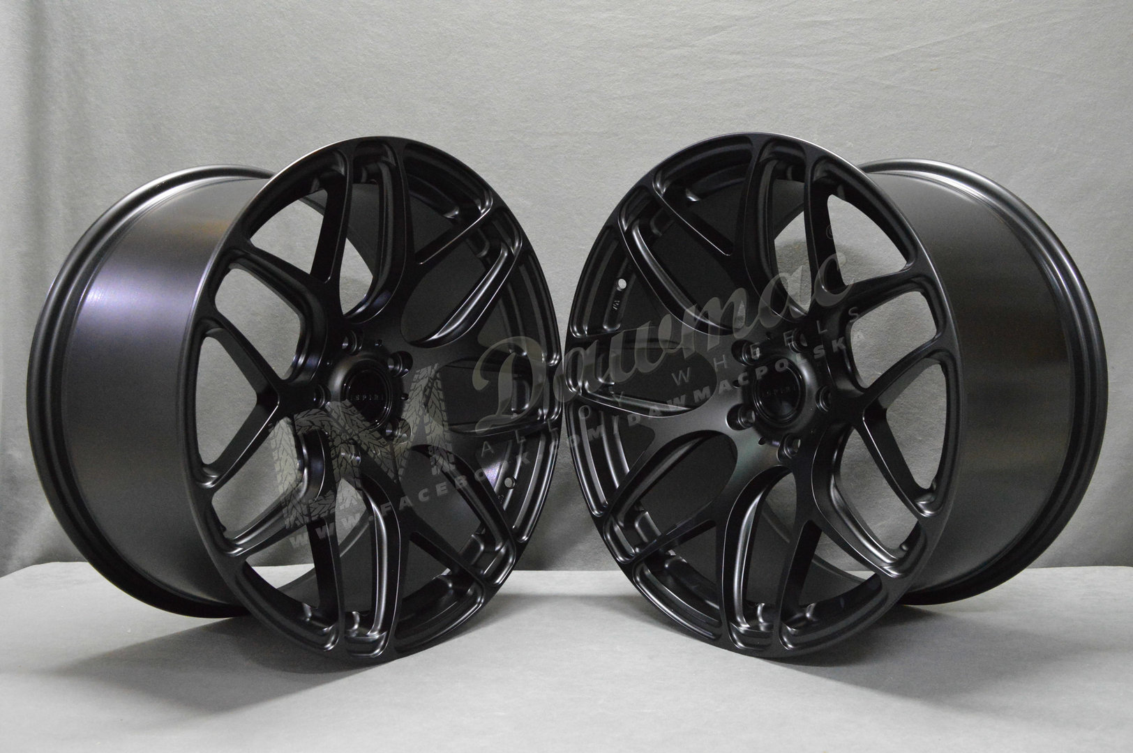 ISPIRI ISR10 19" 9,5J ET43 + 10J ET32 5x120 Matt Black - obrazek 3