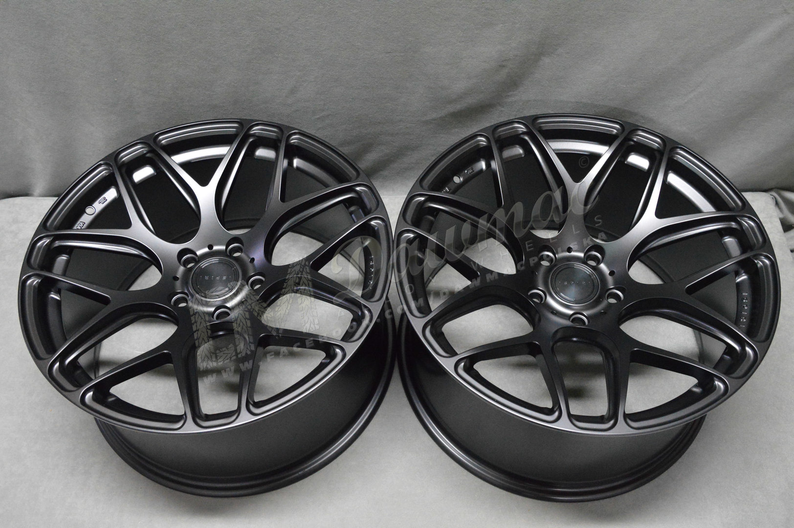 ISPIRI ISR10 19" 9,5J ET43 + 10J ET32 5x120 Matt Black - obrazek 6