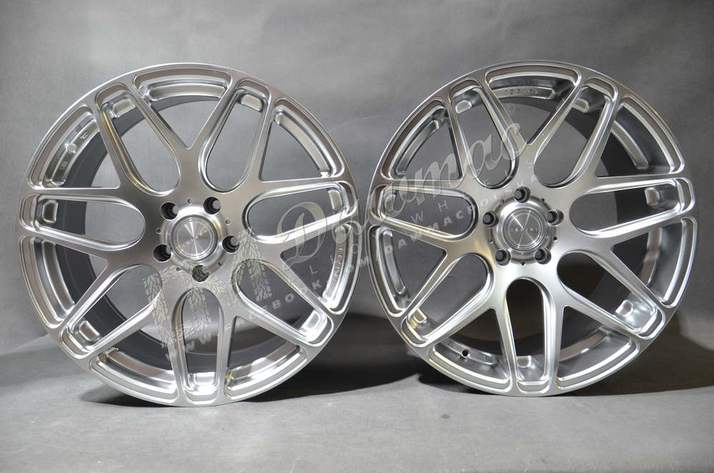 ISPIRI ISR10  20" 8,5J ET15 + 10J ET22 5x120 Diamond Silver