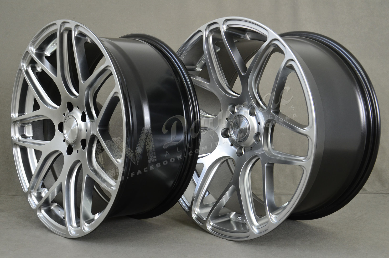 ISPIRI ISR10  20" 8,5J ET35 + 10J ET22 5x120 Diamond Silver - obrazek 4