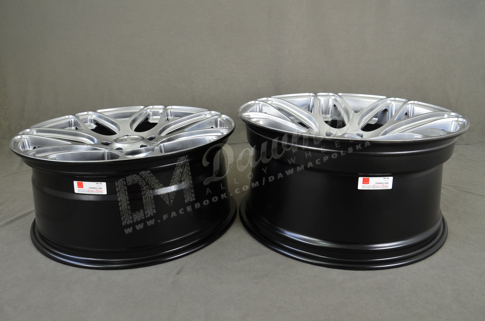 ISPIRI ISR10  20" 8,5J ET35 + 10J ET22 5x120 Diamond Silver - obrazek 7