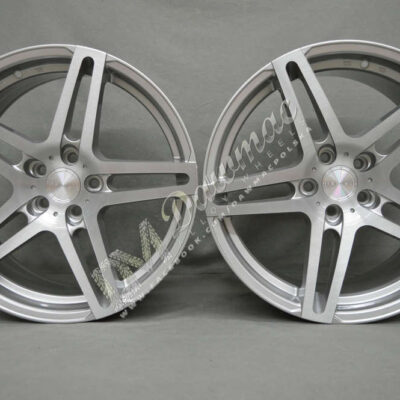 ISPIRI ISR12 19" 8,5J ET45 + 9,5J ET45 5X112 Silver Brushed