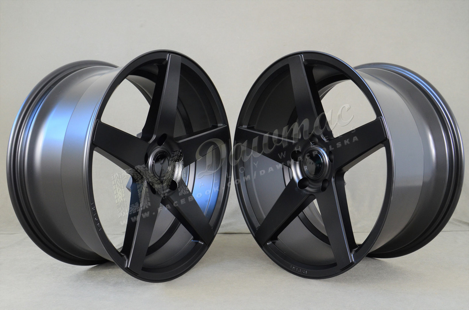 ISPIRI ISR5 19" 8,5J ET15 + 9,5J ET22 5x120 Matt Black PROMOCJA - obrazek 3