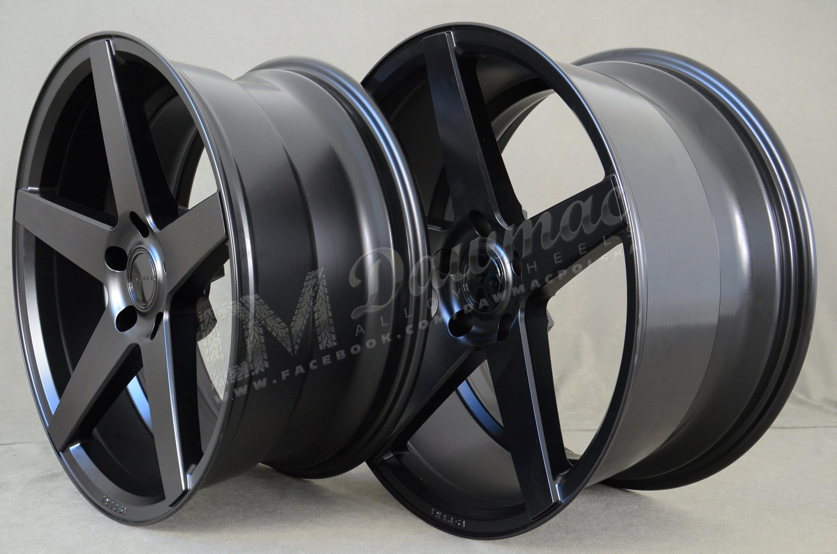 ISPIRI ISR5 19" 8,5J ET15 + 9,5J ET22 5x120 Matt Black PROMOCJA - obrazek 4