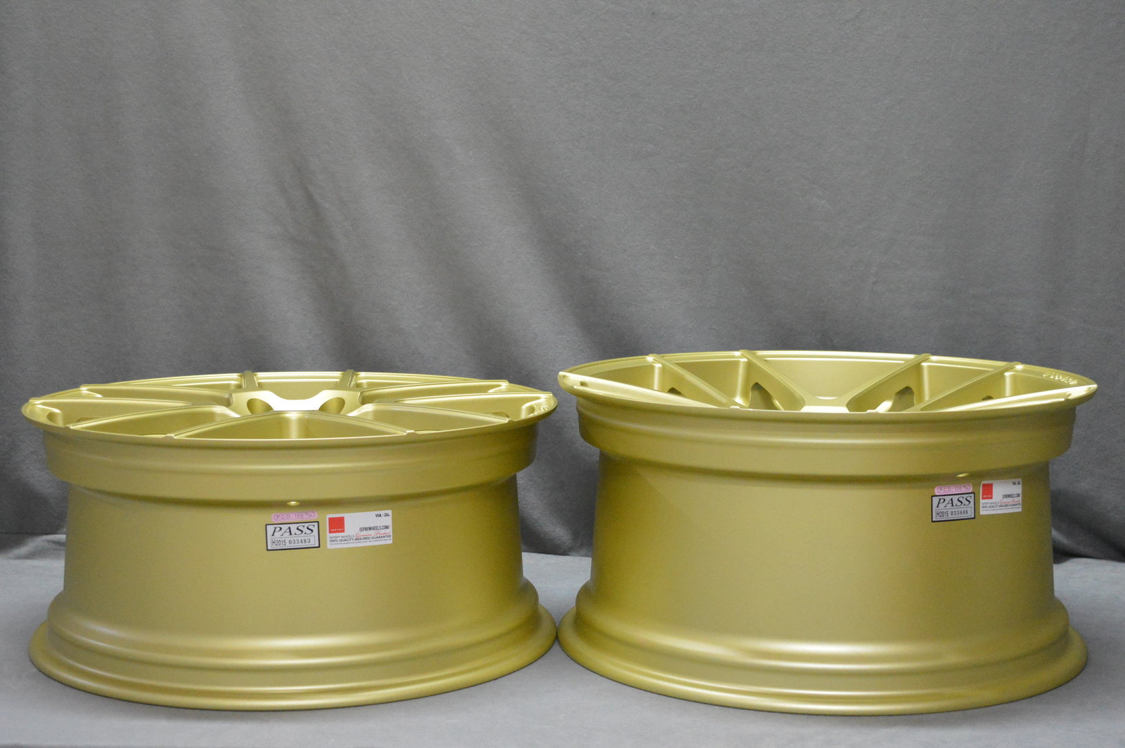 ISPIRI ISR6 19" 8,5J ET35 + 9,5J ET33 5x120 Matt Carbon Gold PROMOCJA - obrazek 10