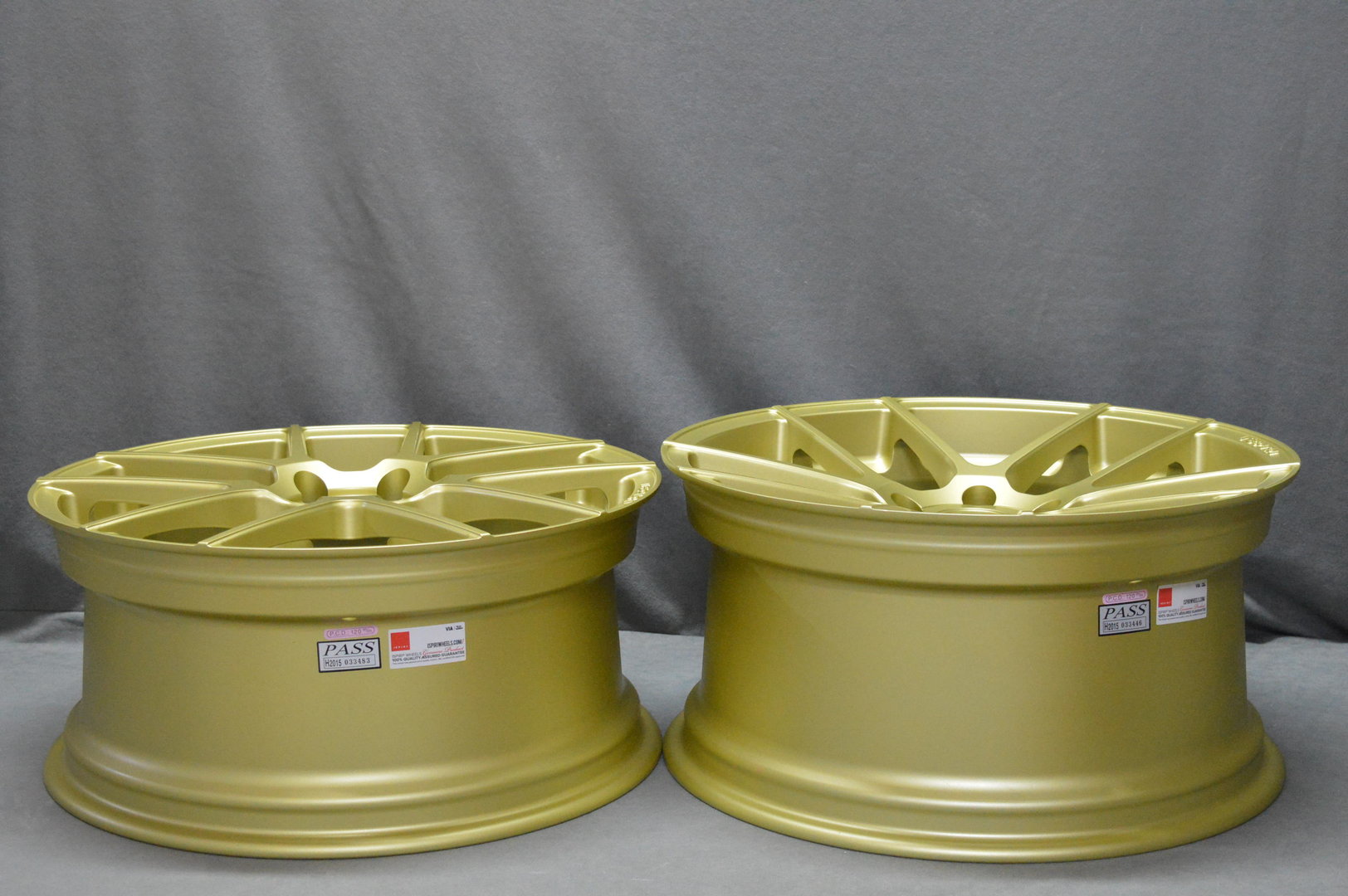 ISPIRI ISR6 19" 8,5J ET35 + 9,5J ET33 5x120 Matt Carbon Gold PROMOCJA - obrazek 9