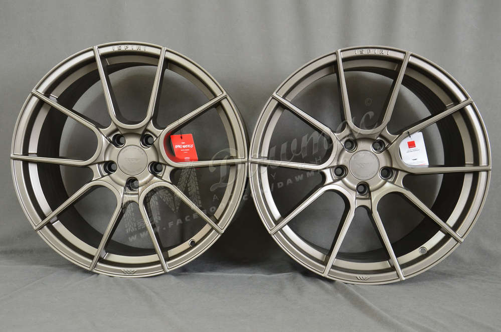 Ispiri FFR6 19" 8,5J ET42 + 9,5J ET38 5x112 Matt Carbon Bronze