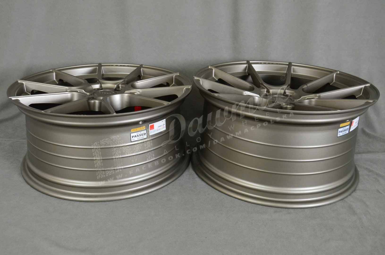 Ispiri FFR6 19" 8,5J ET42 + 9,5J ET38 5x112 Matt Carbon Bronze - obrazek 7