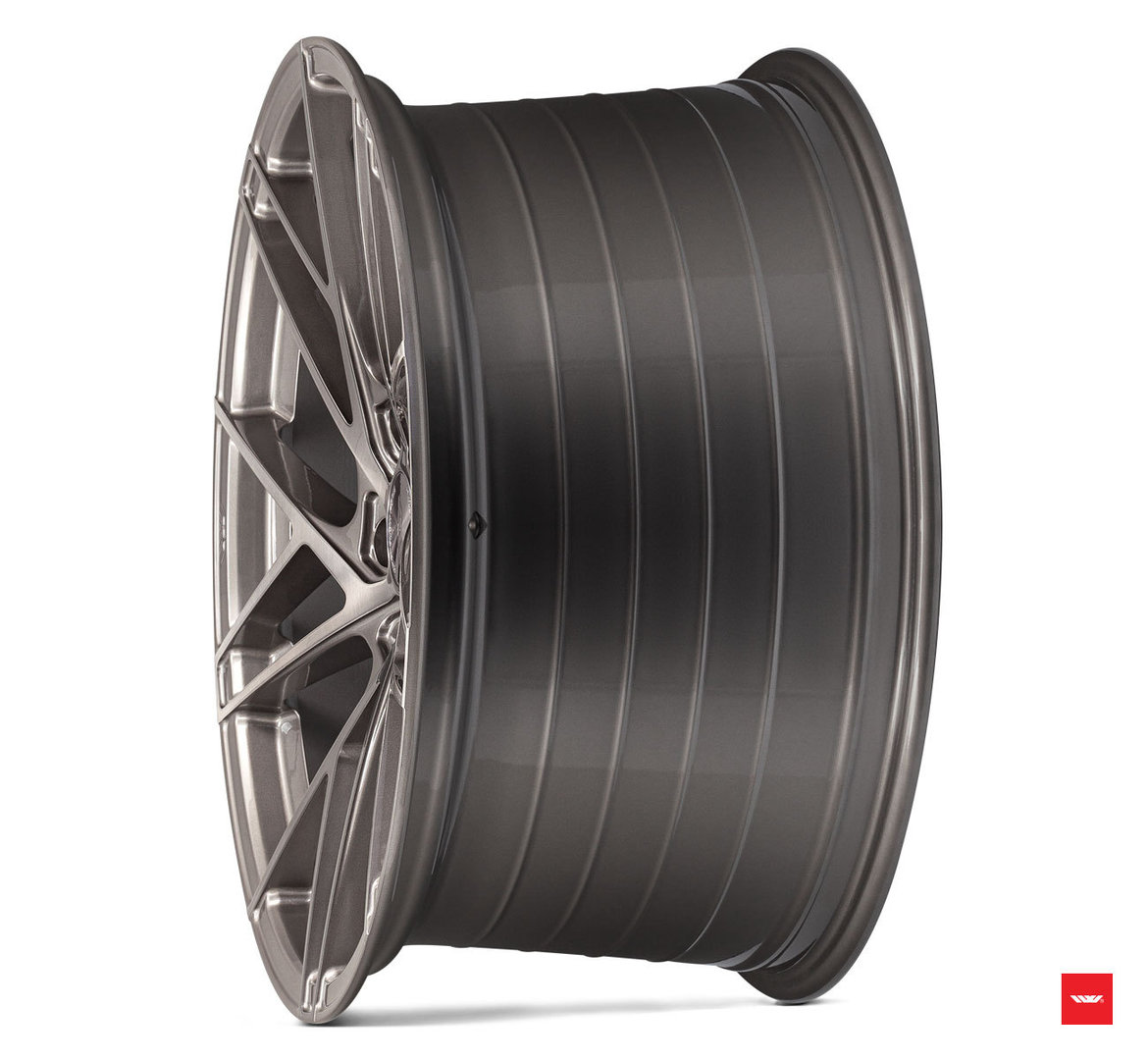 Ispiri FFRM 19" 8,5J ET37 + 9,5J ET45 5x112 Carbon Grey Brushed - obrazek 3